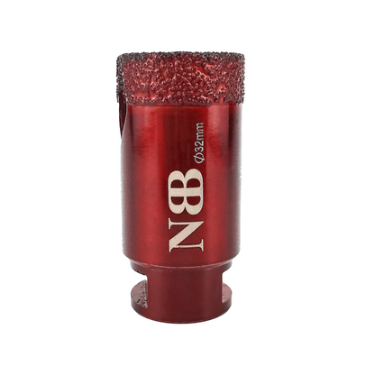 NBB Broca de diamante con M14, corona diamante para taladrar en seco y en húmedo profesionalmente en porcelana dura, cerámica, baldosas, granito, mármol, azulejo, para Amoladora Angular