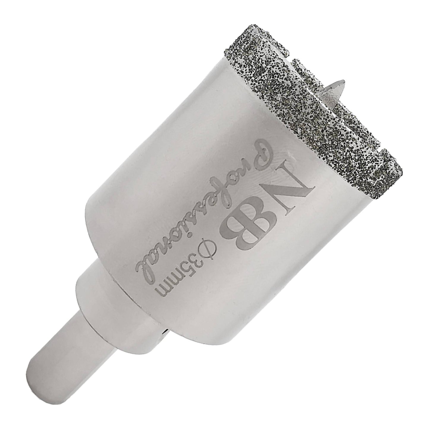 NBB Brocas de diamante con vástago triangular, corona diamante, taladrar en húmedo en mármol, piedra lujo, cerámica, granito, azulejo, vidrio, tec. galvanizada, en taladros de cable o sin cable