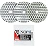 NBB Almohadilla de pulido de diamante solo son necesarios 3 pasos PRO para pulido en seco renovación eliminación en mármol granito piedra natural cerámica 100mm 4" con respaldo de nylon
