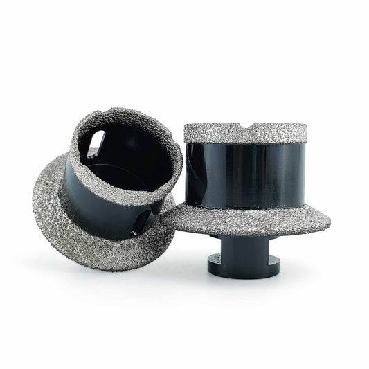 NBB Broca con biselado de diamante con M14 corona diamante sierra perforadora de diamante para taladrar y perfilar drenajes en porcelana cerámica baldosas granito mármol azulejo 2-in-1