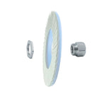 Brida de respaldo roscada M14 y adaptador de eje para discos de láminas de diamante con orificio de 22,23 mm