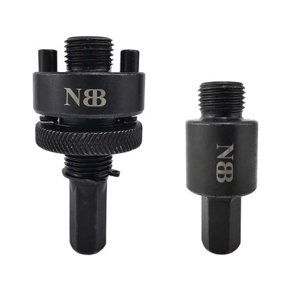 NBB Broca de diamante, corona diamante para taladrar en seco y en húmedo en porcelana dura, cerámica, baldosas, granito, mármol, azulejo, Conectado a Árbol, para Taladro de Pistola/Banco（Árbol hexagonal )