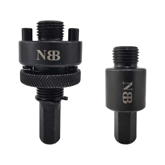 NBB Broca de diamante, corona diamante para taladrar en seco y en húmedo en porcelana dura, cerámica, baldosas, granito, mármol, azulejo, Conectado a Árbol, para Taladro de Pistola/Banco（Árbol hexagonal )