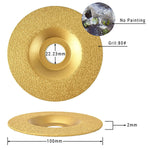 NBB Disco de Diamante Soldado al Vacío para Corte, Desbaste y Pulido, Alta Eficiencia y Larga Vida Útil, para Granito, Mármol, Cerámica, Baldosas, Porcelánico y Piedra Natural, Uso en Seco, Eje 22,23 mm para Amoladora Angular