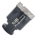 NBB Vakuumgelöteter Diamantbohrer mit M14, für professionelles Nass- und Trockenbohren in Hartporzellan, Keramik, Fliesen, Granit, Marmor, schnell, für Winkelschleifer (PRO EAVBDDBM)