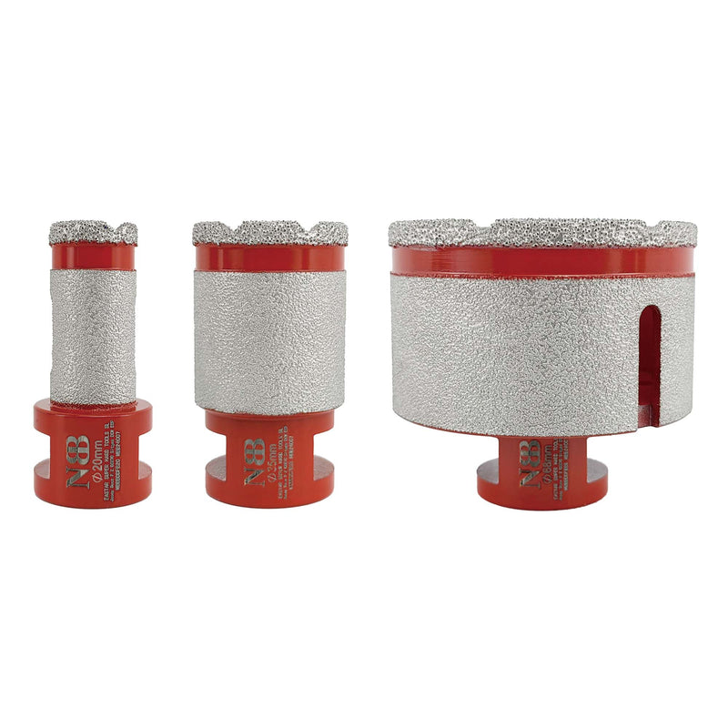 NBB Broca de diamante con M14 Fresa de fresado de diamante broca de chaflán para taladrar ampliar y dar forma al porcelana azulejos cerámica baldosas granito mármol en seco/húmedo 2 en 1