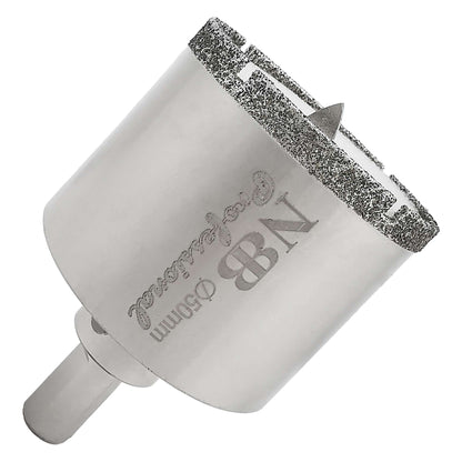 NBB Brocas de diamante con vástago triangular, corona diamante, taladrar en húmedo en mármol, piedra lujo, cerámica, granito, azulejo, vidrio, tec. galvanizada, en taladros de cable o sin cable