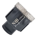 NBB Vakuumgelöteter Diamantbohrer mit M14, für professionelles Nass- und Trockenbohren in Hartporzellan, Keramik, Fliesen, Granit, Marmor, schnell, für Winkelschleifer (PRO EAVBDDBM)