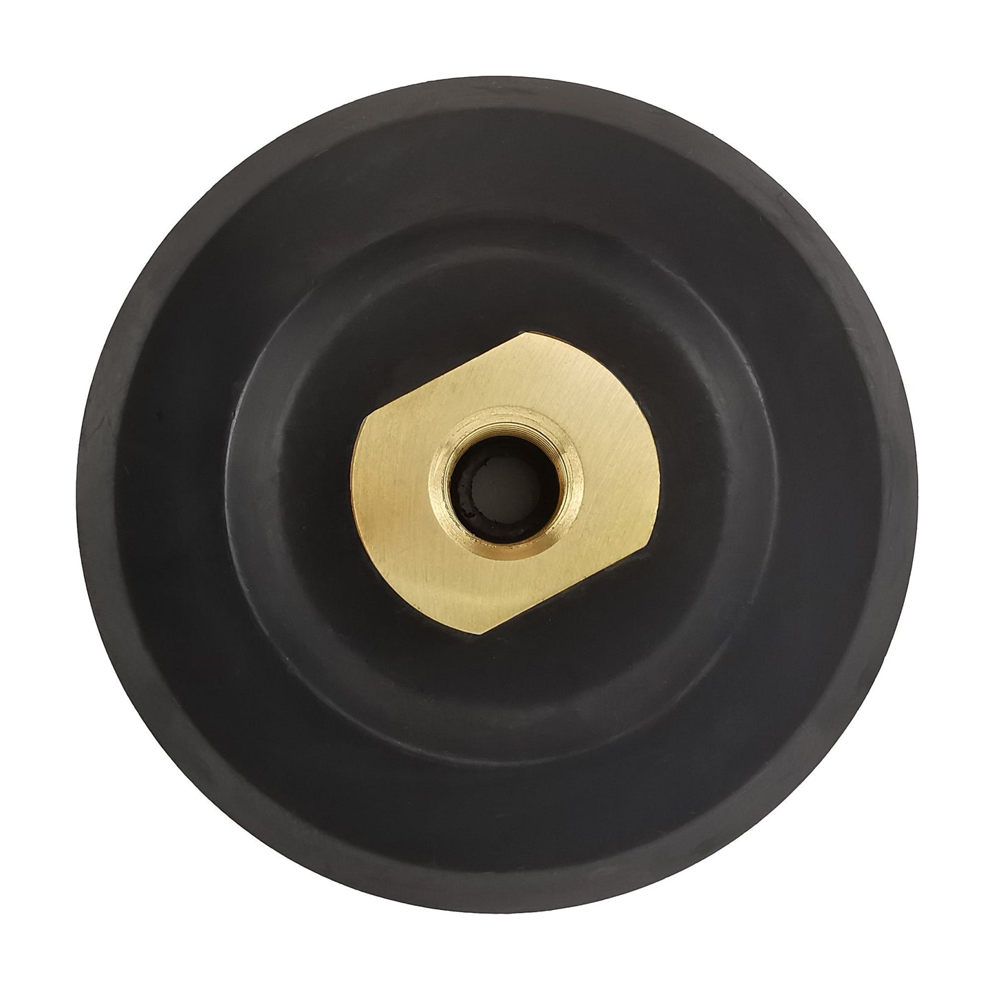 NBB Almohadillas de soporte de gancho y bucle almohadillas traseras respaldo de goma dia.100mm /4"con conexión de cobre completa en rosca M14 caucho flexible de dureza media con respaldo de gancho