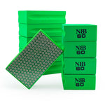 NBB Diamant-Schleif- und Polierpad, Diamant-Schleif-/Polierblöcke, Diamant-Handpads mit Schaumstoffrücken zum Schleifen von Granit, Marmor und Stein 