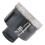 NBB Vakuumgelöteter Diamantbohrer mit M14, für professionelles Nass- und Trockenbohren in Hartporzellan, Keramik, Fliesen, Granit, Marmor, schnell, für Winkelschleifer (PRO EAVBDDBM)