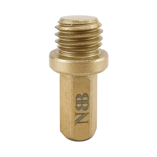 NBB Professional Diamond Drill Bit Adapter with M14 Female Thread, M14 Male Thread to Hex Shank, Stable Drill Connection, Prevents Vibration and Slippage (1, M14 to HEX)
