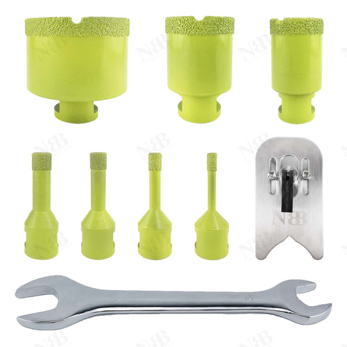 VB Jeu de couronnes diamantées DIY avec filetage M14 (6–68 mm)
