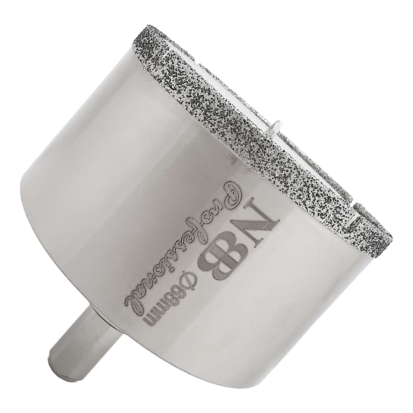 NBB Brocas de diamante con vástago triangular, corona diamante, taladrar en húmedo en mármol, piedra lujo, cerámica, granito, azulejo, vidrio, tec. galvanizada, en taladros de cable o sin cable