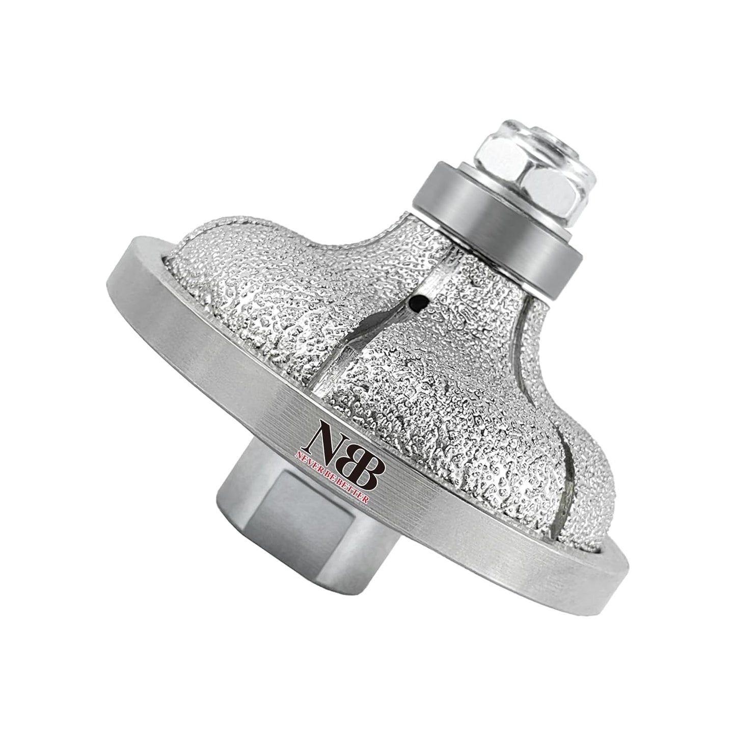 NBB Rueda de perfil de diamante fresa de enrutador de diamante con cubierta de hierro broca para perfilar porcelana baldosa cerámica granito mármol piedra para amoladora angular (Ogee)