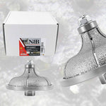 NBB Diamantprofilierscheibe Diamantfräser mit Eisenabdeckung zum Profilieren von Porzellan-, Keramik-, Granit- und Marmorfliesen für Winkelschleifer (Ogee) 