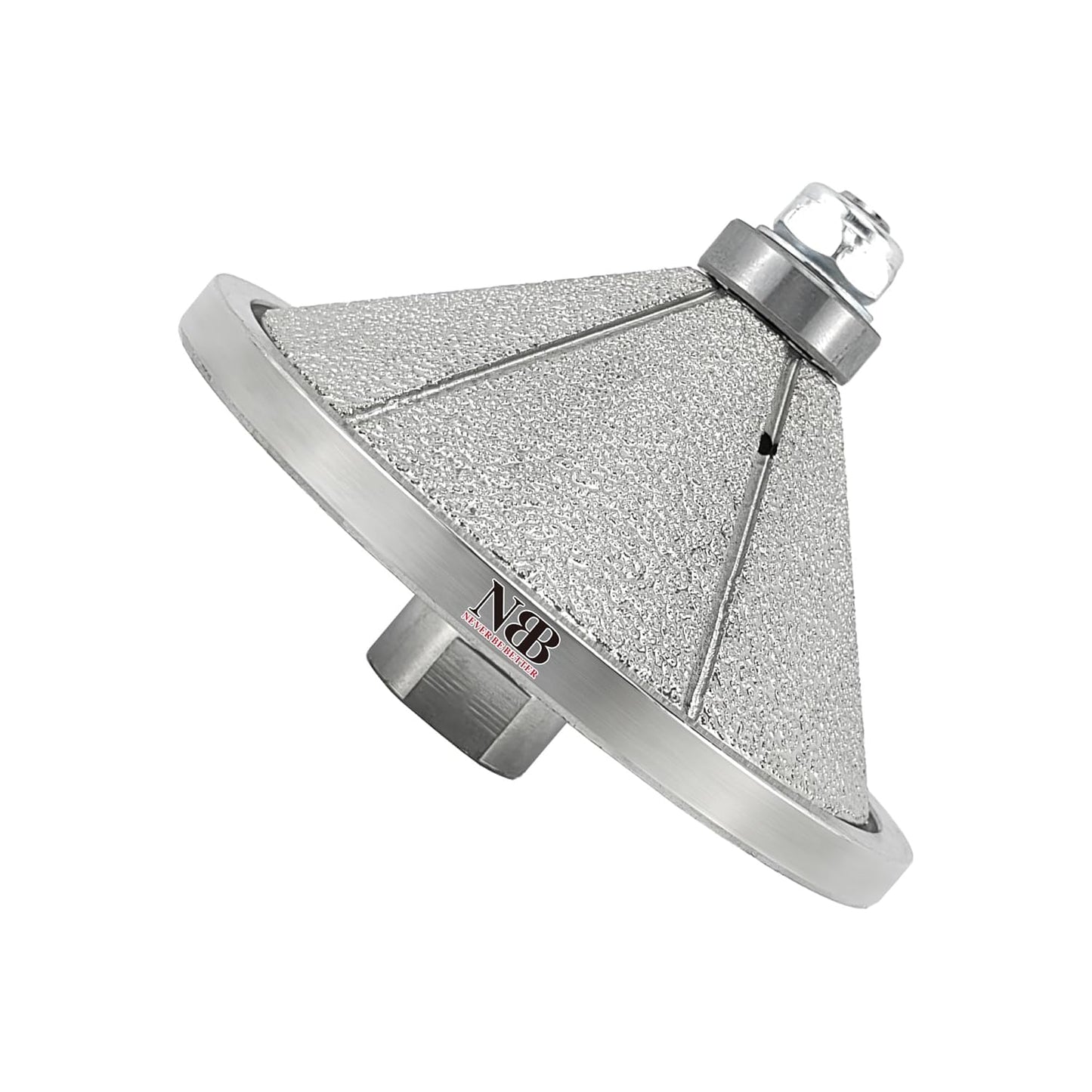 NBB Rueda de perfil de diamante fresa de enrutador de diamante con cubierta de hierro broca para perfilar porcelana baldosa cerámica granito mármol piedra para amoladora angular (Bevel)
