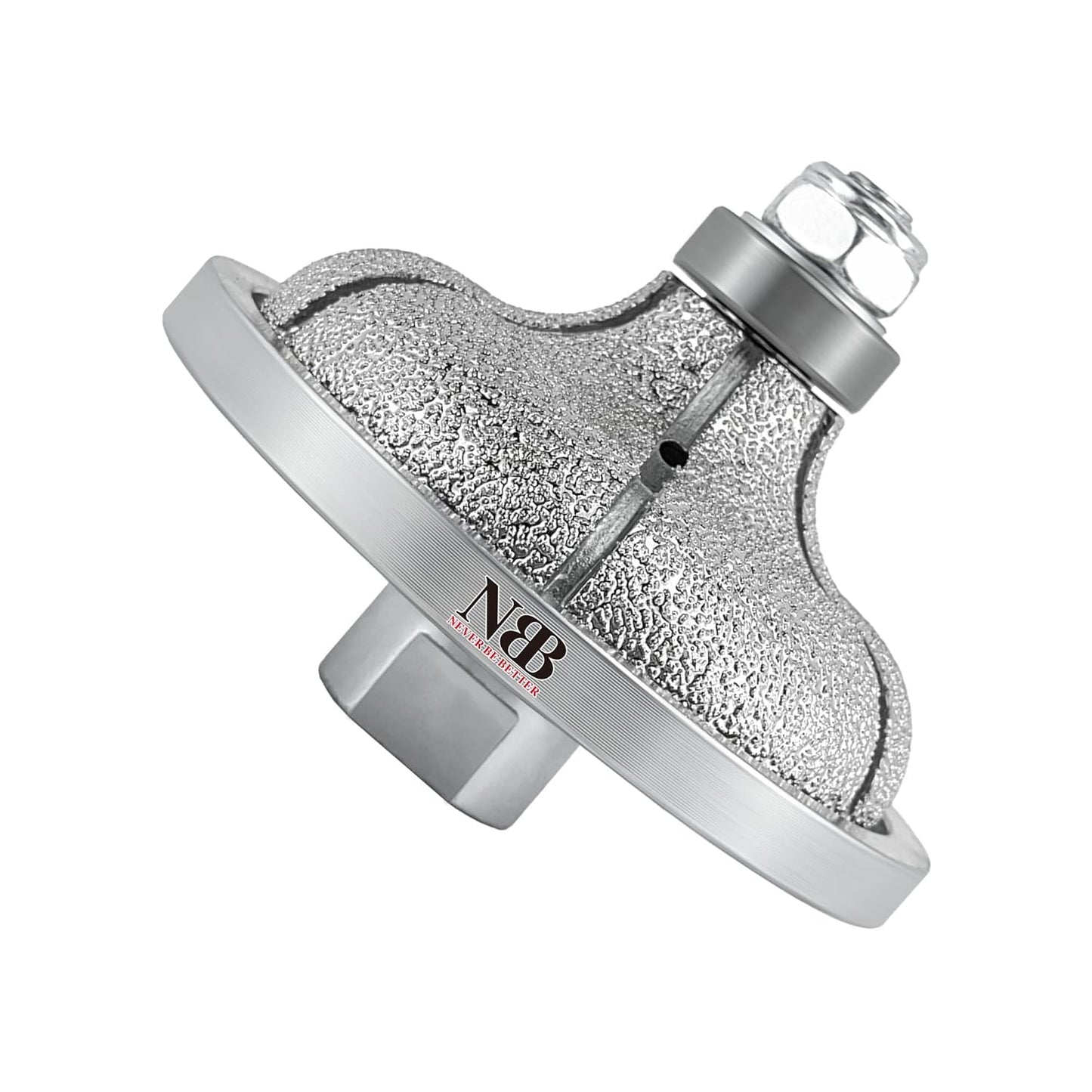 NBB Rueda de perfil de diamante fresa de enrutador de diamante con cubierta de hierro broca para perfilar porcelana baldosa cerámica granito mármol piedra para amoladora angular (Ogee)