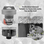 NBB Broca de diamante soldada al vacío con M14, para taladrar en seco y en húmedo profesionalmente en porcelana dura, cerámica, baldosas, granito, mármol, rápida, para Amoladora Angular(PRO EAVBDDBM)