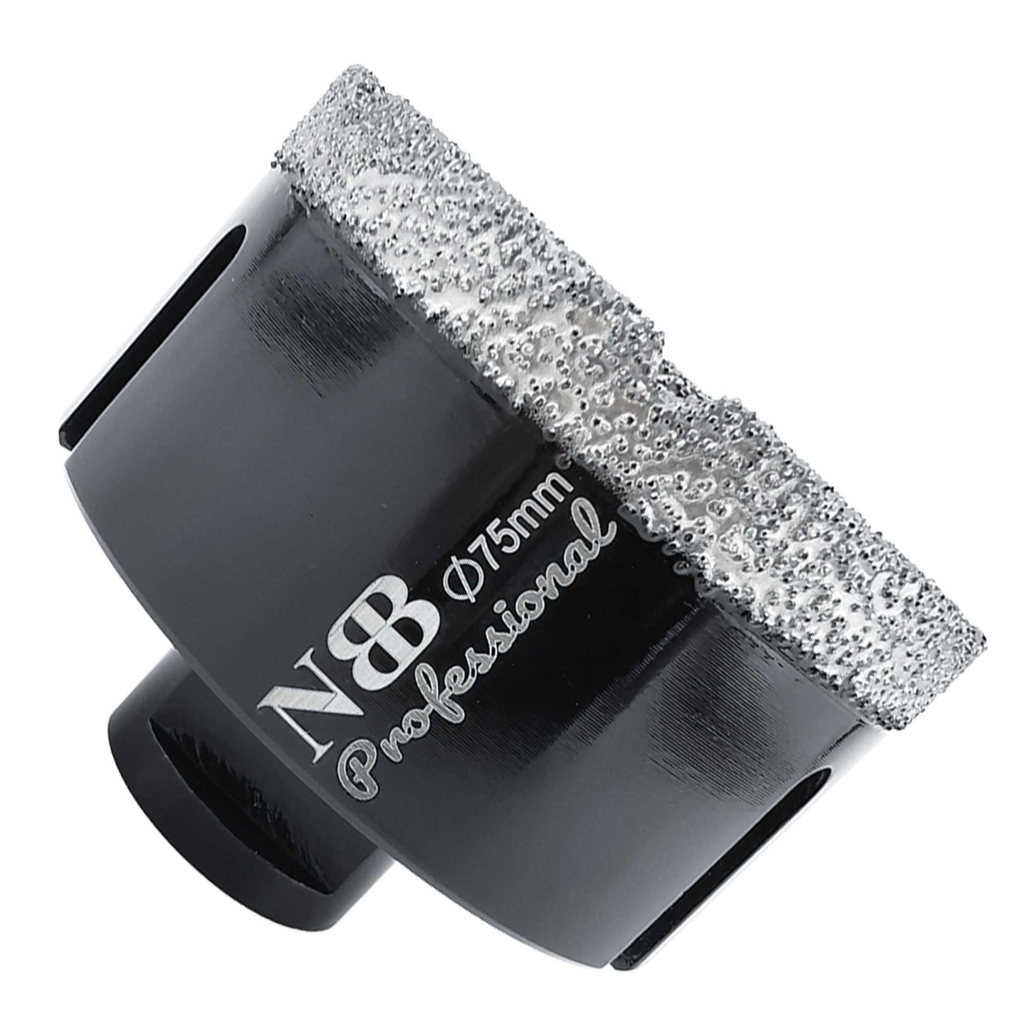 NBB Broca de diamante soldada al vacío con M14, para taladrar en seco y en húmedo profesionalmente en porcelana dura, cerámica, baldosas, granito, mármol, rápida, para Amoladora Angular(PRO EAVBDDBM)