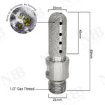NBB Fresa de diamante,forma de dedo,broca de fresado de diamante para ampliar y dar forma al agujero en porcelana,cerámica,baldosas,granito,mármol, en seco o húmedo (1/2" Gas, redonda)