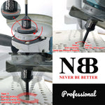 NBB Diamantbohrer mit M14-Aufnahme in Form eines Diamantkernbohrers zum Bohren in Porzellan, Keramik, Fliesen, Granit, Marmor, nass und trocken, für Winkelschleifer 