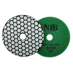 NBB Almohadillas de pulido de diamante 4" 100mm disco de renovación lijado diamante para Pulir en seco granito mármol piedra granito cerámica con respaldo de nylon buen acabado