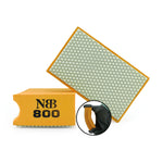 NBB Diamant-Handschleif- und Polierpad mit galvanisierten Diamanten für Stein, Marmor, Granit, Keramik, Fliesen und Glas, mit flexiblem Schwammpad
