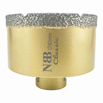 Foret diamanté NBB M14, type or classique, pour perçage à sec et à l'eau de la porcelaine dure, de la céramique, du carrelage, du granit, du marbre, pour meuleuse d'angle (classique)