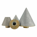 NBB Fresa de diamante con M14, para biselar en seco o húmedo profesionalmente en porcelana, cerámica, baldosas, granito, mármol, para amoladora angular