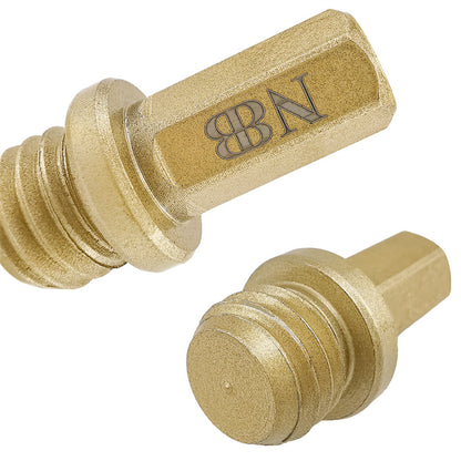 NBB Professional Diamond Drill Bit Adapter with M14 Female Thread, M14 Male Thread to Hex Shank, Stable Drill Connection, Prevents Vibration and Slippage (1, M14 to HEX)