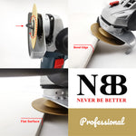 NBB Geschweißte Diamantscheibe, Diamanttrennscheibe, Effizienz, Lebensdauer zum Polieren und Schneiden von Granit, Marmorfliesen, Keramik, Porzellan, Winkelschleifer (mittel)