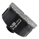 NBB Vakuumgelöteter Diamantbohrer mit M14, für professionelles Nass- und Trockenbohren in Hartporzellan, Keramik, Fliesen, Granit, Marmor, schnell, für Winkelschleifer (PRO EAVBDDBM)