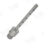 NBB Fresa de diamante,forma de dedo,broca de fresado de diamante para ampliar y dar forma al agujero en porcelana,cerámica,baldosas,granito,mármol, en seco o húmedo (1/2" Gas, redonda)