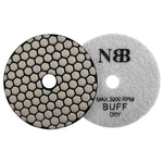 NBB Almohadillas de pulido de diamante 4" 100mm disco de renovación lijado diamante para Pulir en seco granito mármol piedra granito cerámica con respaldo de nylon buen acabado