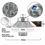 NBB Fresas para corte de chaflanes de diamante Rueda perfiladora diamante con guía cubierta más grande y M14 broca para perfilar porcelana baldosa cerámica granito mármol piedra (Bevel)