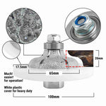 NBB Fresas para corte de chaflanes de diamante Rueda perfiladora diamante con guía cubierta más grande y M14 broca para perfilar porcelana baldosa cerámica granito mármol piedra (Ogee)