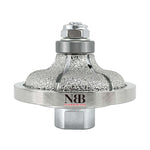 NBB Diamantprofilierscheibe Diamantfräser mit Eisenabdeckung zum Profilieren von Porzellan-, Keramik-, Granit- und Marmorfliesen für Winkelschleifer (Ogee) 