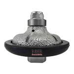 NBB Rueda de perfil de diamante, fresa de enrutador de diamante, broca para perfilar la porcelana baldosas cerámica granito mármol piedra natural, fácil de usar en amoladora angular (F Ogee)