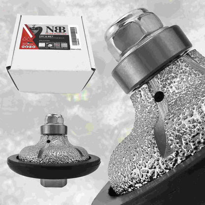 NBB Rueda de perfil de diamante, fresa de enrutador de diamante, broca para perfilar la porcelana baldosas cerámica granito mármol piedra natural, fácil de usar en amoladora angular (F Ogee)