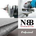 NBB Fresas para corte de chaflanes de diamante Rueda perfiladora diamante con guía cubierta más grande y M14 broca para perfilar porcelana baldosa cerámica granito mármol piedra (Ogee)