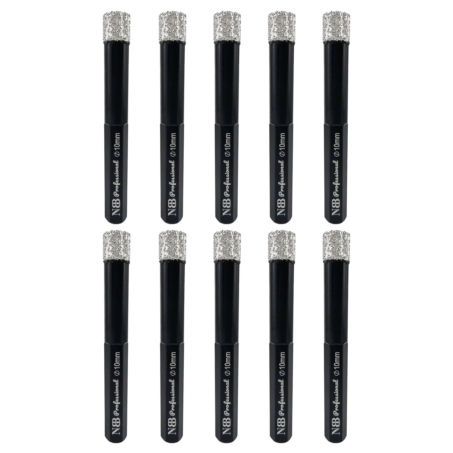 NBB Brocas de diamante con vástago hexagonal,corona diamante para taladrar en seco en porcelana, cerámica, baldosas, granito, azulejo, meyor en húmedo, en taladros de cable o sin cable