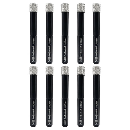 NBB Brocas de diamante con vástago hexagonal,corona diamante para taladrar en seco en porcelana, cerámica, baldosas, granito, azulejo, meyor en húmedo, en taladros de cable o sin cable
