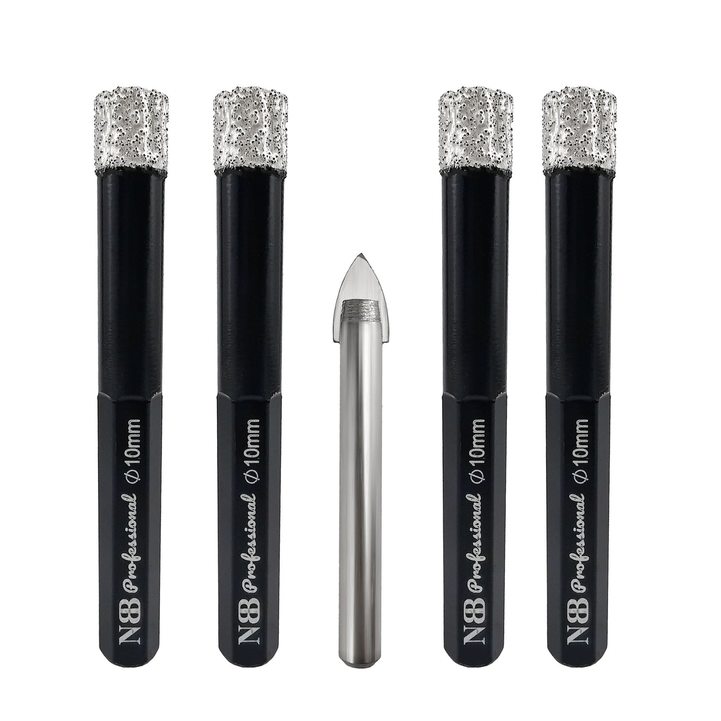 NBB Brocas de diamante con vástago hexagonal,corona diamante para taladrar en seco en porcelana, cerámica, baldosas, granito, azulejo, meyor en húmedo, en taladros de cable o sin cable