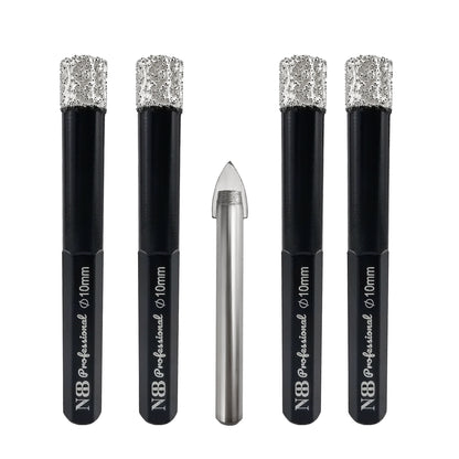 NBB Brocas de diamante con vástago hexagonal,corona diamante para taladrar en seco en porcelana, cerámica, baldosas, granito, azulejo, meyor en húmedo, en taladros de cable o sin cable