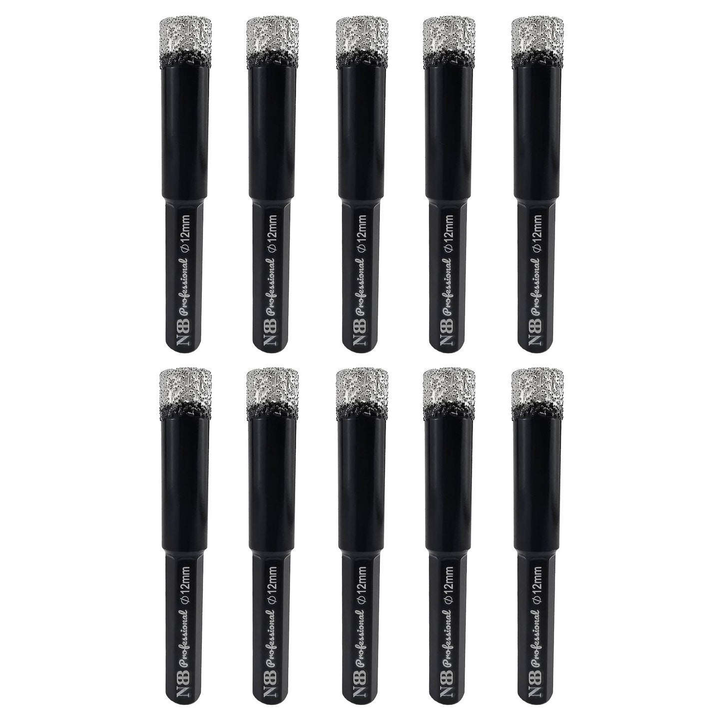 NBB Brocas de diamante con vástago hexagonal,corona diamante para taladrar en seco en porcelana, cerámica, baldosas, granito, azulejo, meyor en húmedo, en taladros de cable o sin cable