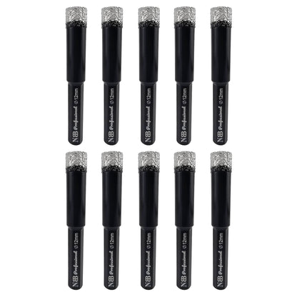 NBB Brocas de diamante con vástago hexagonal,corona diamante para taladrar en seco en porcelana, cerámica, baldosas, granito, azulejo, meyor en húmedo, en taladros de cable o sin cable
