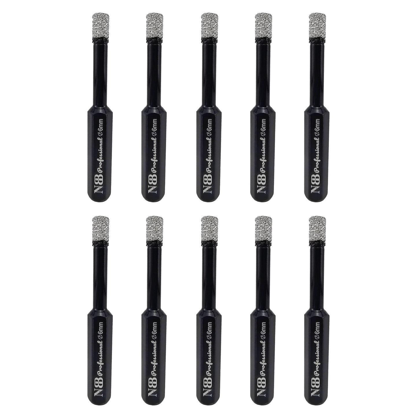 NBB Brocas de diamante con vástago hexagonal,corona diamante para taladrar en seco en porcelana, cerámica, baldosas, granito, azulejo, meyor en húmedo, en taladros de cable o sin cable