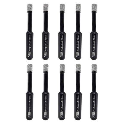 NBB Brocas de diamante con vástago hexagonal,corona diamante para taladrar en seco en porcelana, cerámica, baldosas, granito, azulejo, meyor en húmedo, en taladros de cable o sin cable