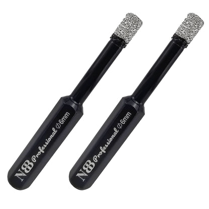 NBB Brocas de diamante con vástago hexagonal,corona diamante para taladrar en seco en porcelana, cerámica, baldosas, granito, azulejo, meyor en húmedo, en taladros de cable o sin cable